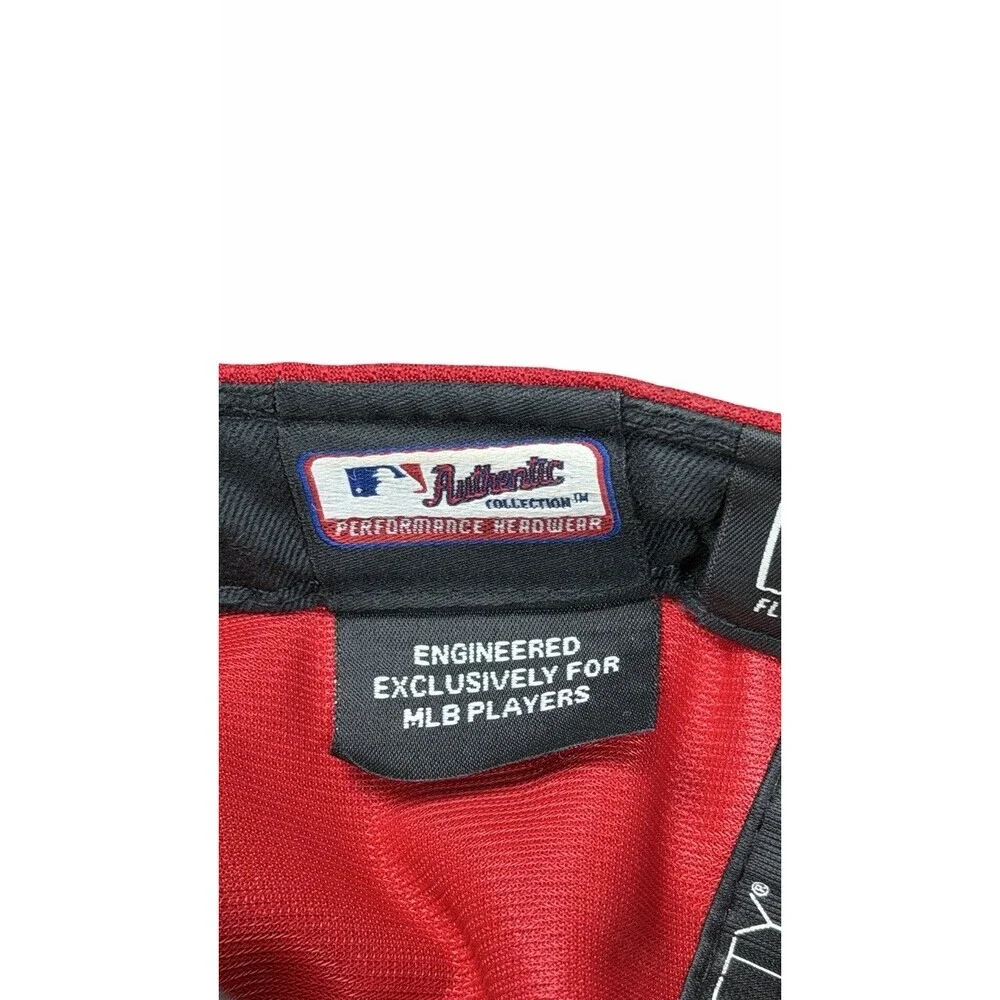 Texas Rangers New Era 59FIFTY Cap Hat MLB Authentic On Field Fitted 7 5/8 Red